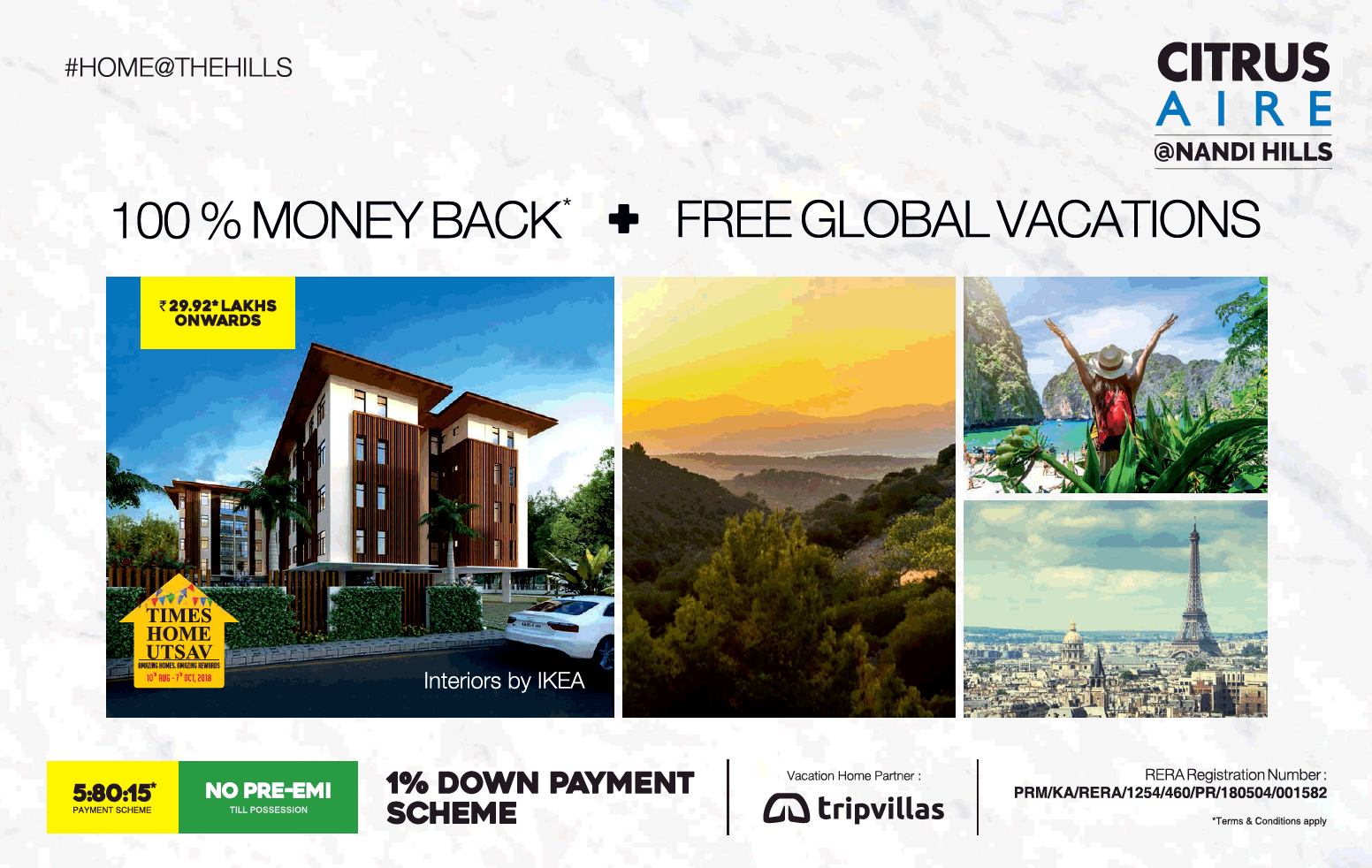 Avail 50:80:15 payment scheme at Citrus Aire in Bangalore